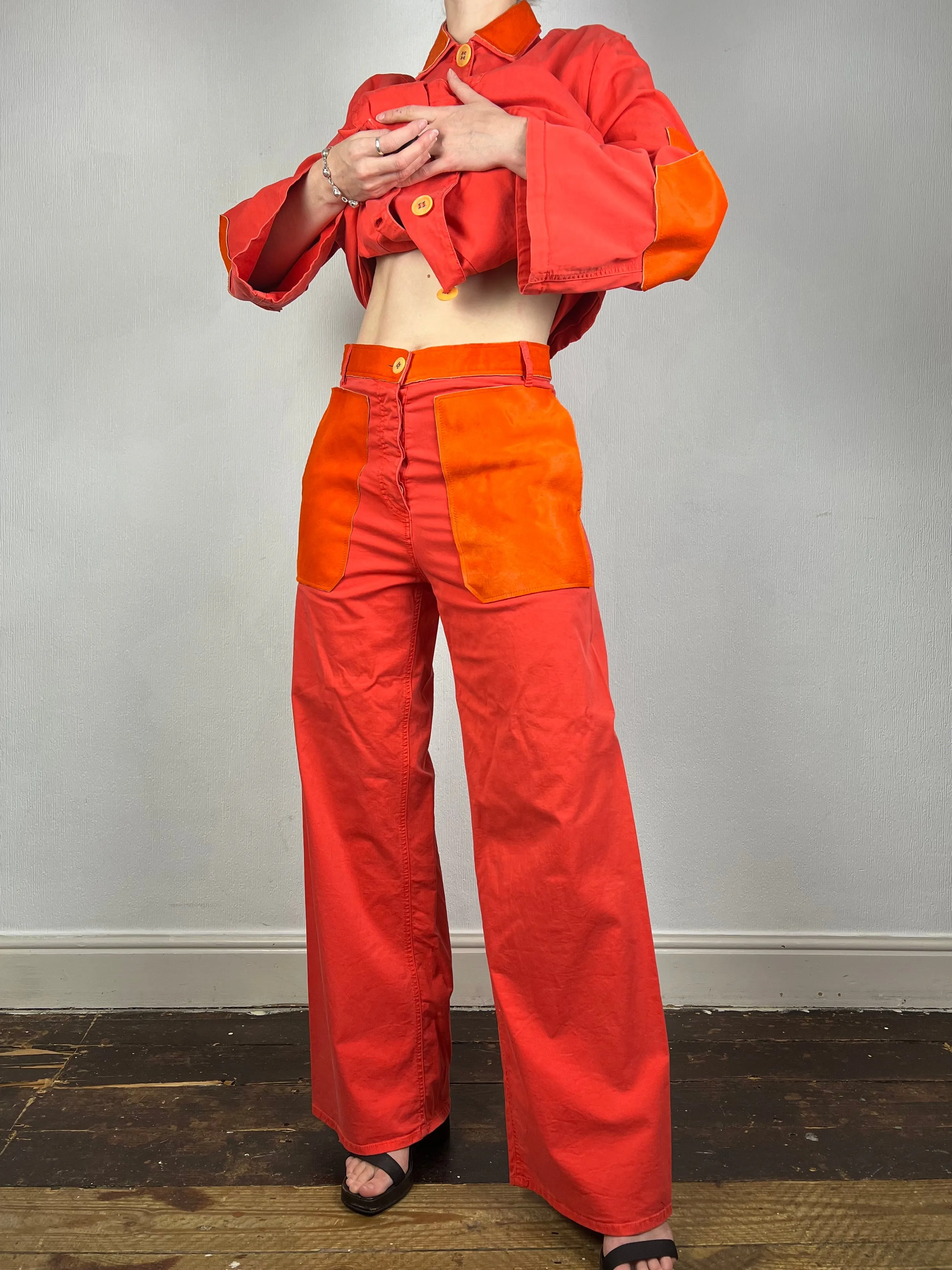 ACNE Studios Resort 2014 trousers and shacket set