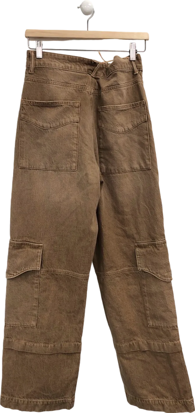 AllSaints Brown Archie Cargo Trousers W25