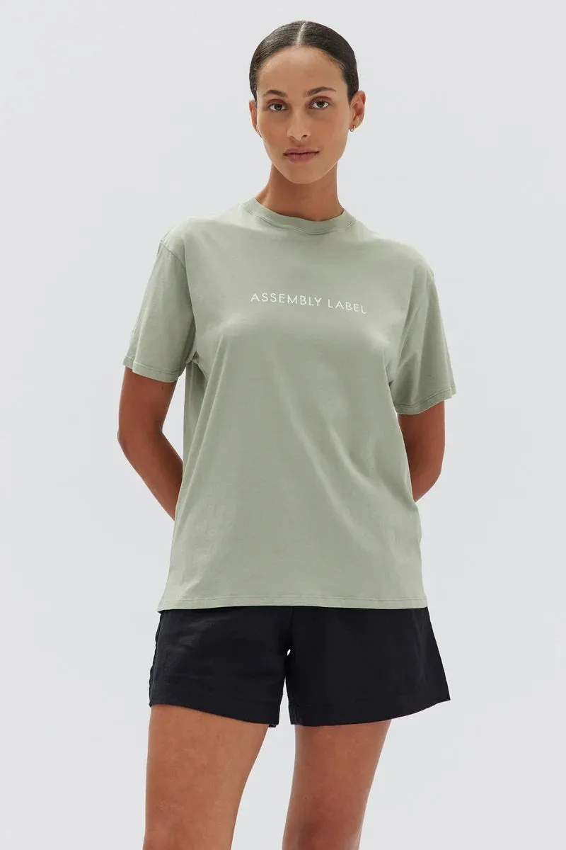 Assembly Label - Everyday Organic Logo Tee - Nettle