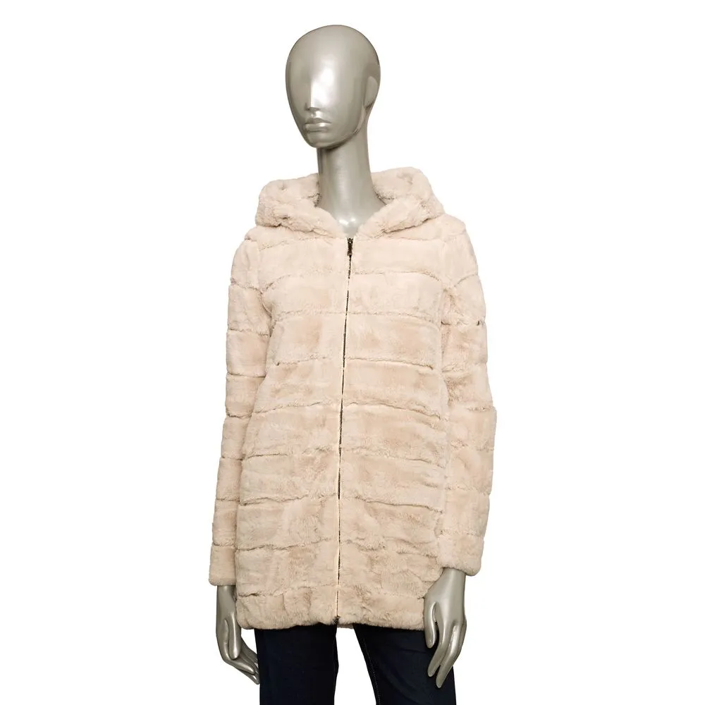 Baldinini Trend Beige Polyester Women Coat