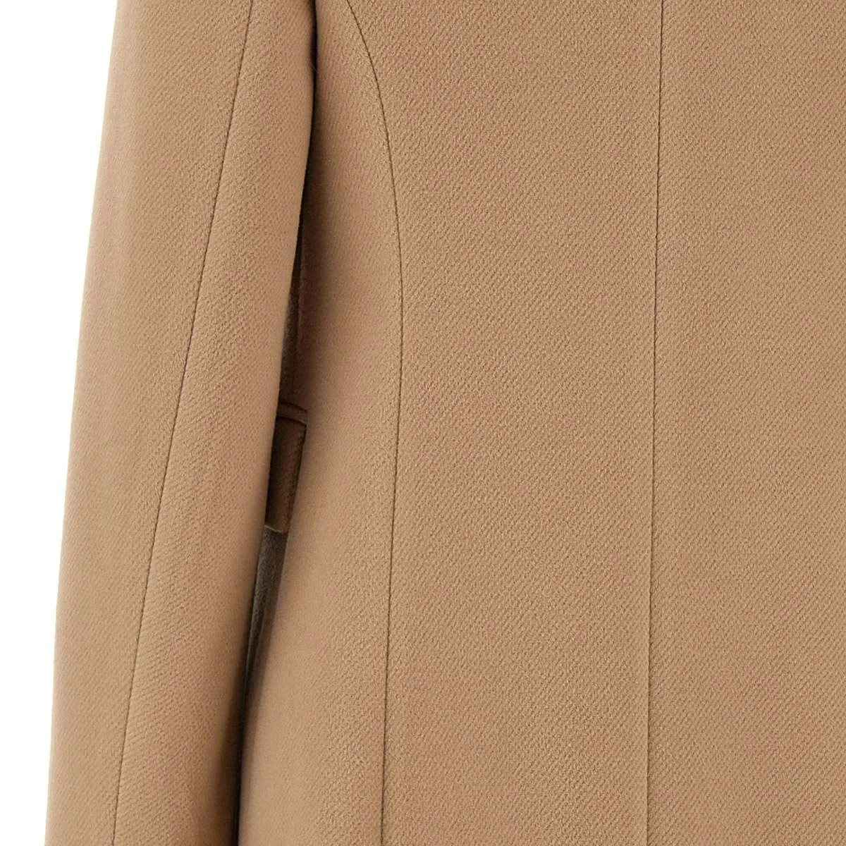 Camel Viscose Blend Cloth Coat