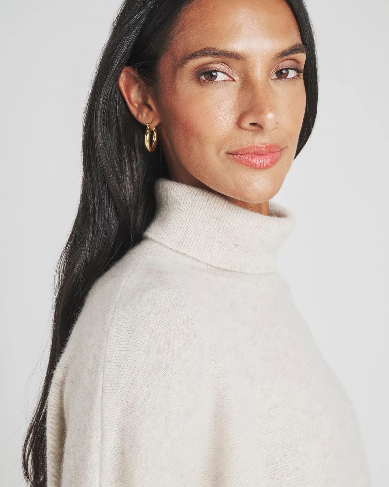 Charlotte Cashmere Turtleneck Sweater