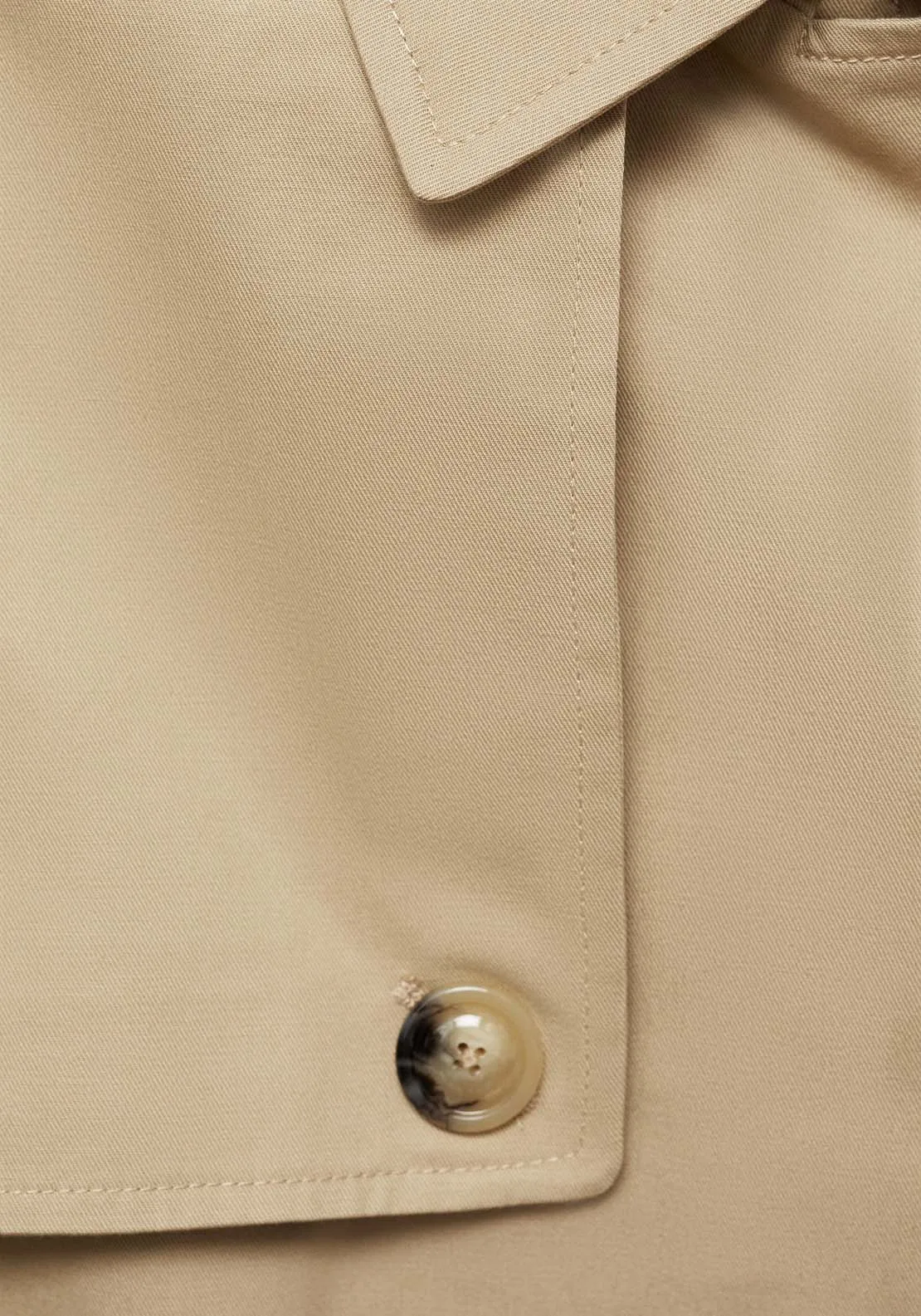 Classic trench coat with belt - Light Beige