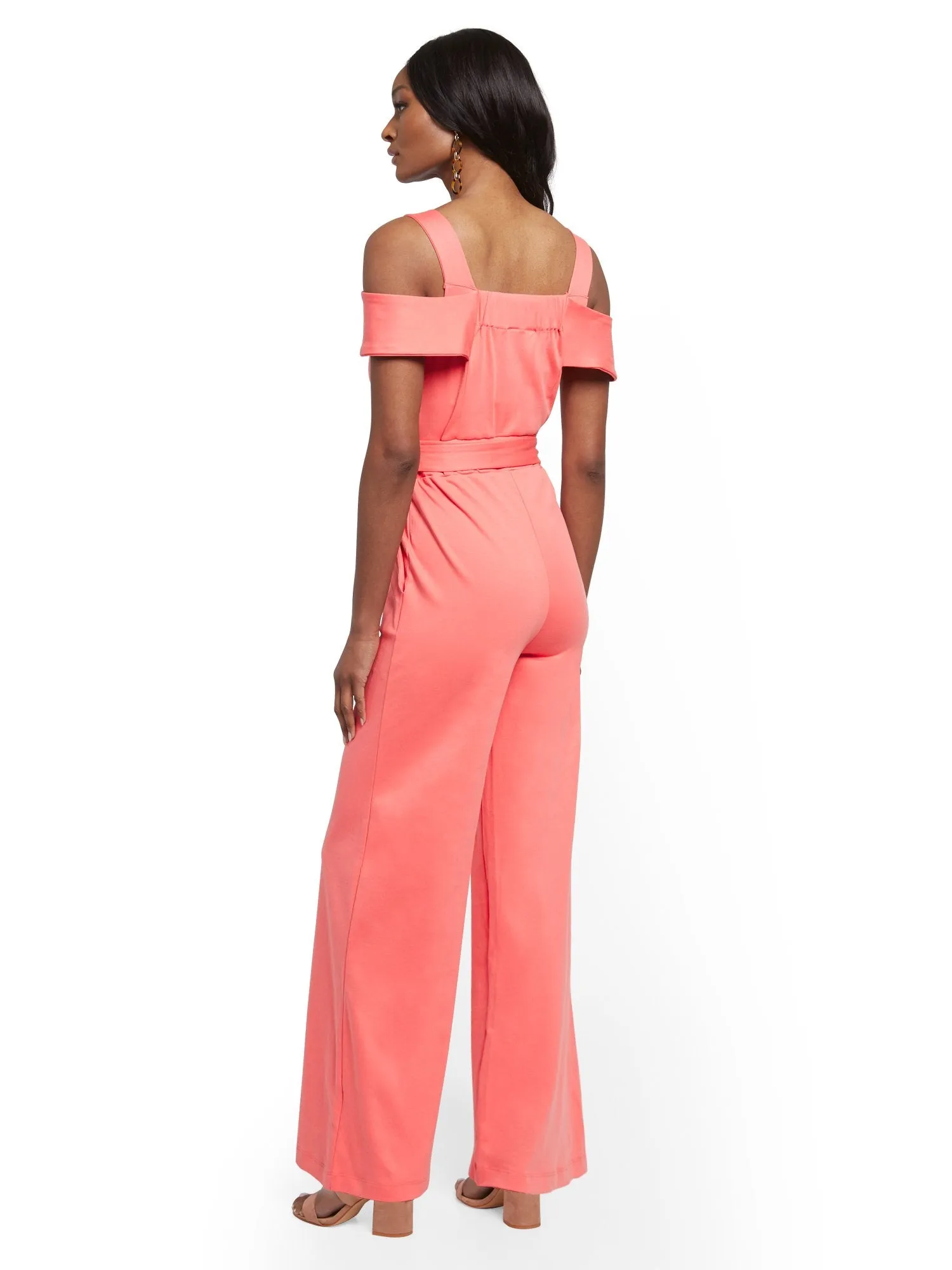 Cold-Shoulder Jumpsuit