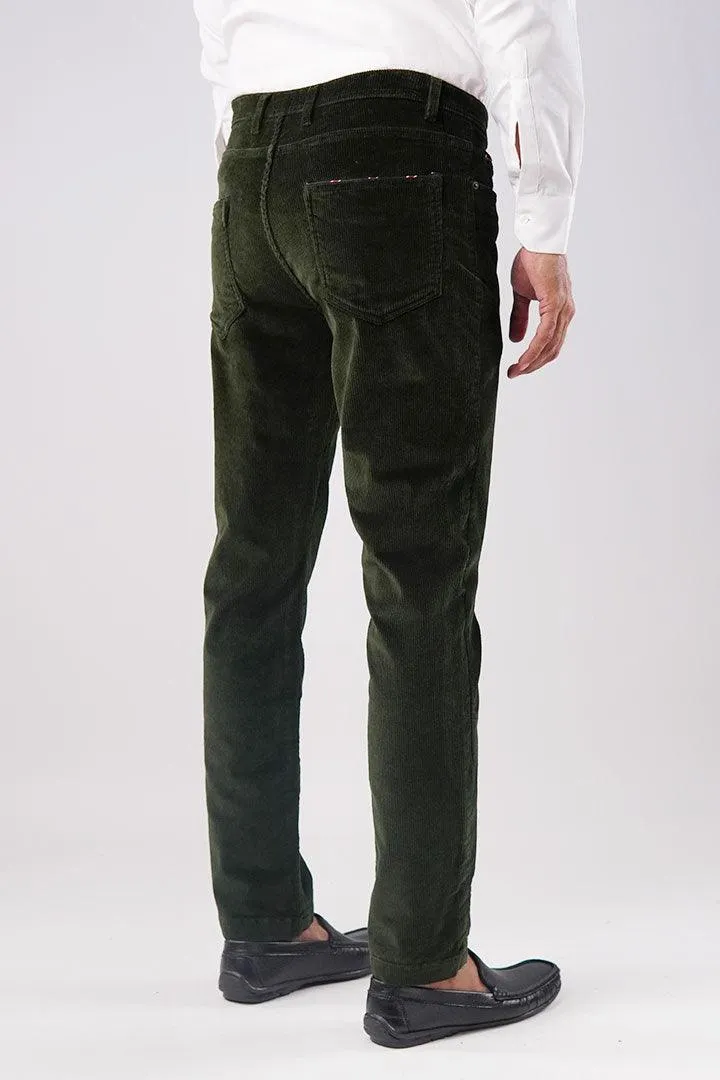 Forest Green Corduroy Pants