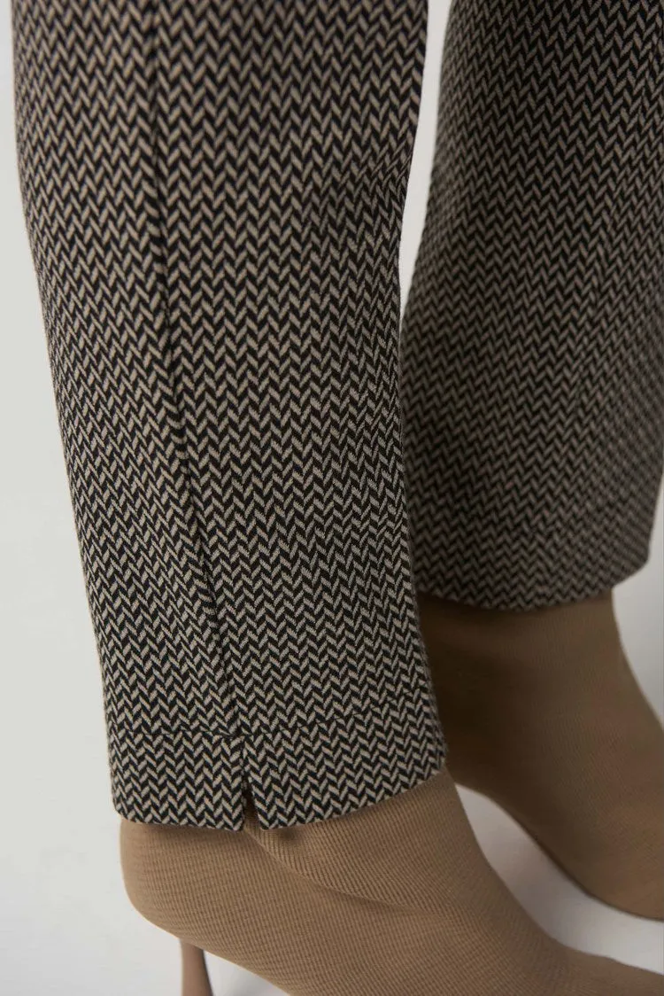 Geometric Print Slim-Fit Pants