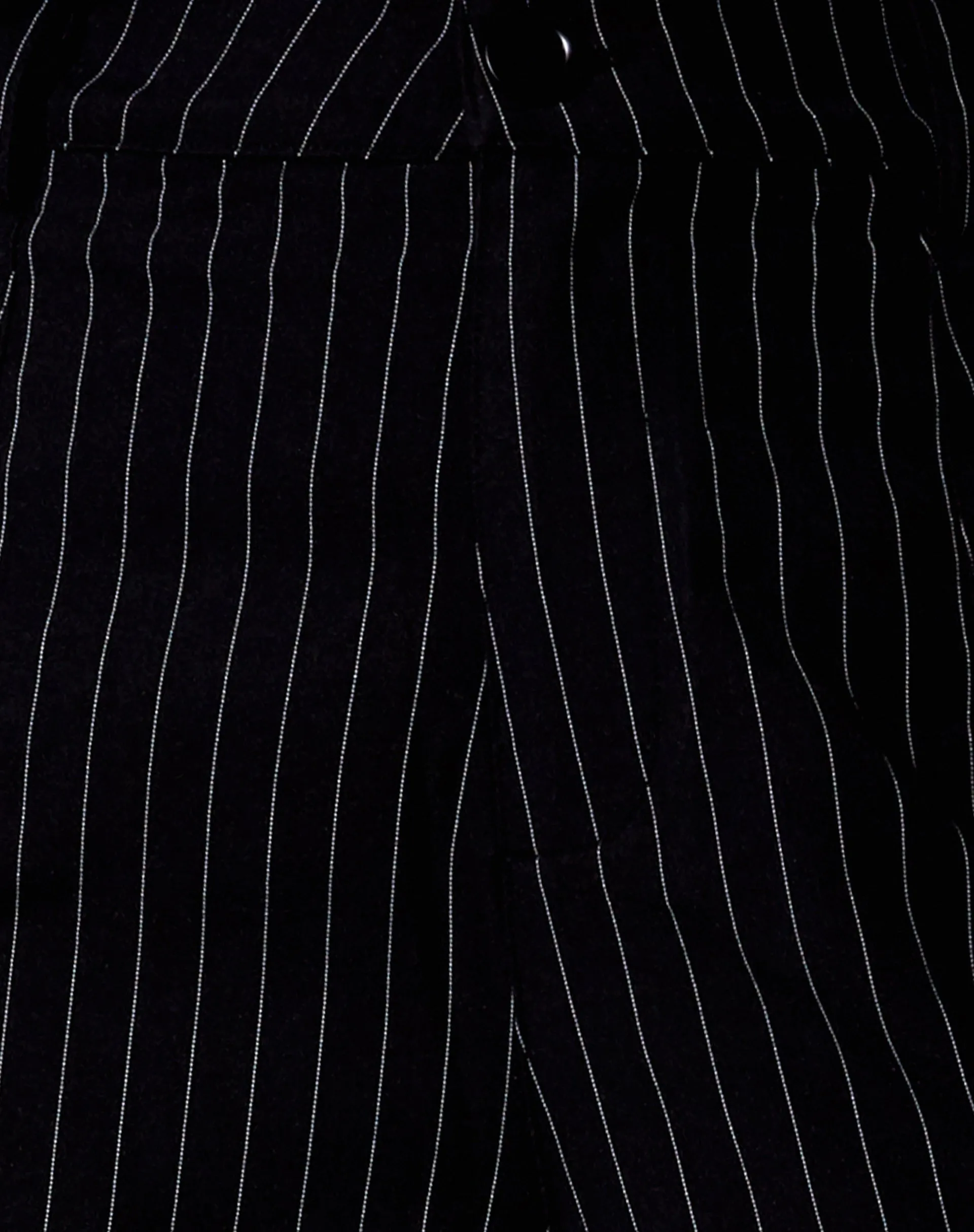 Gesta Trouser in Pinstripe Black