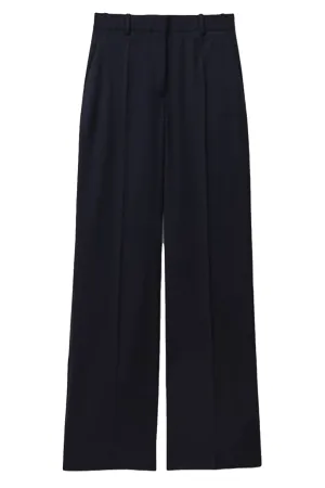 Hallie Textured Wide Leg Suit Trousers