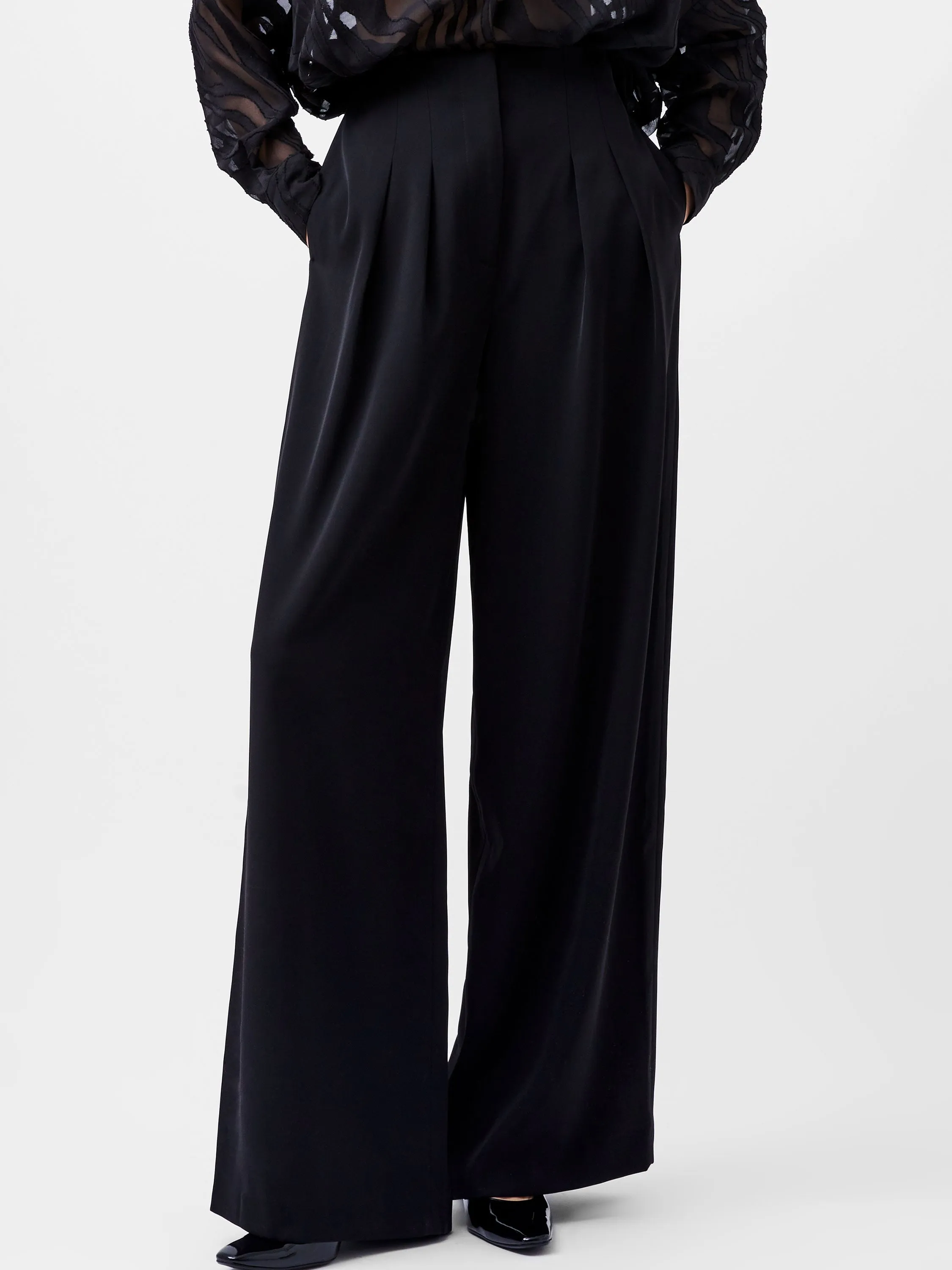 Harrie Tailored Wide Leg Trousers