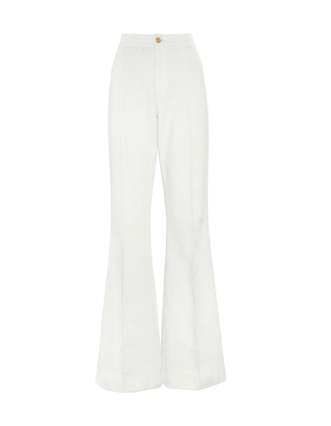 Kelly Ivory Flared Corduroy Trousers