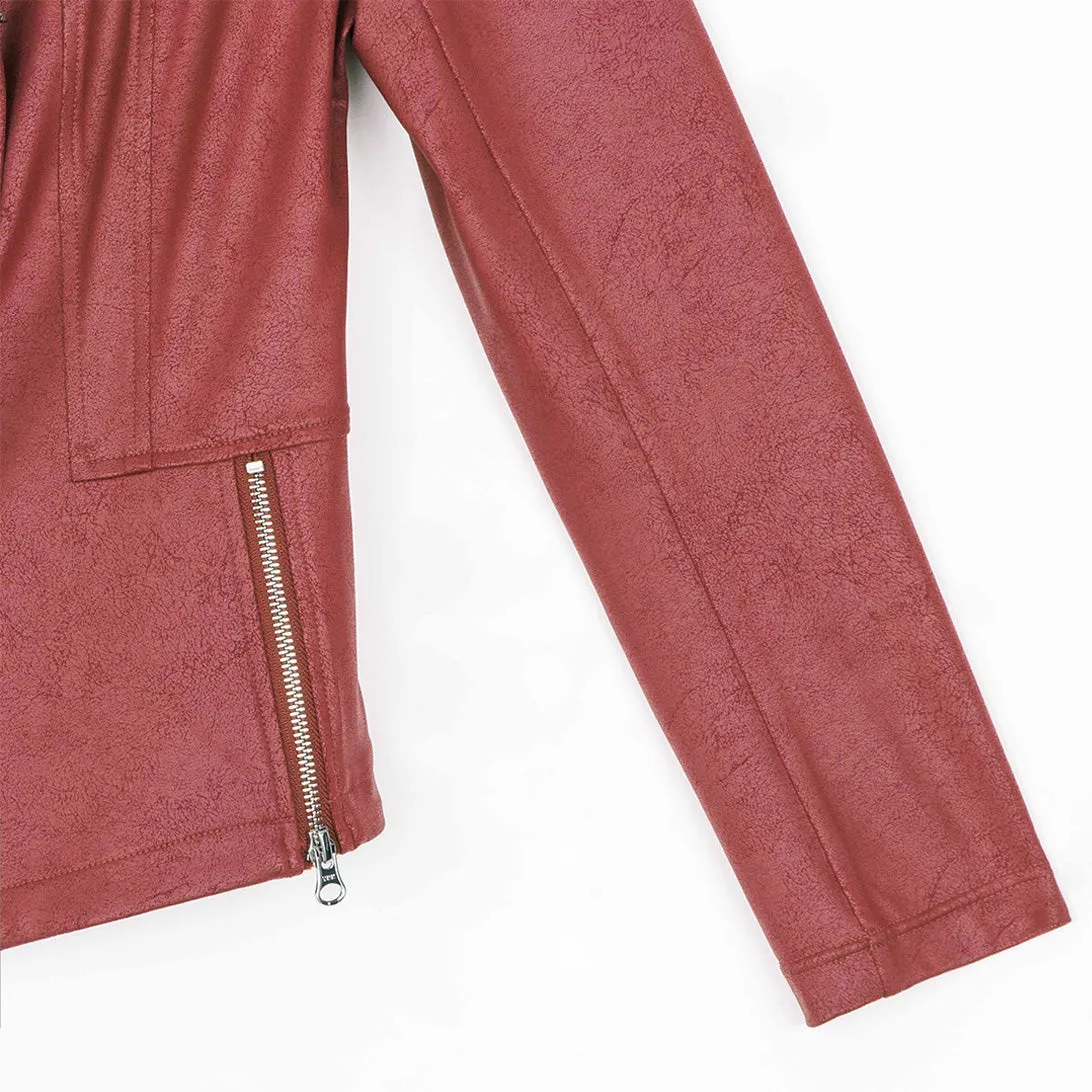 Liquid Leather™ Signature Jacket - Ruby