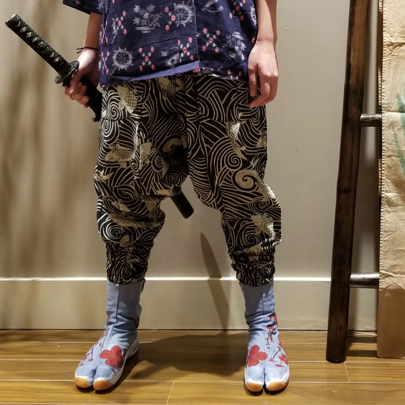 Naruto Waves Koi Ninja Pants Regular