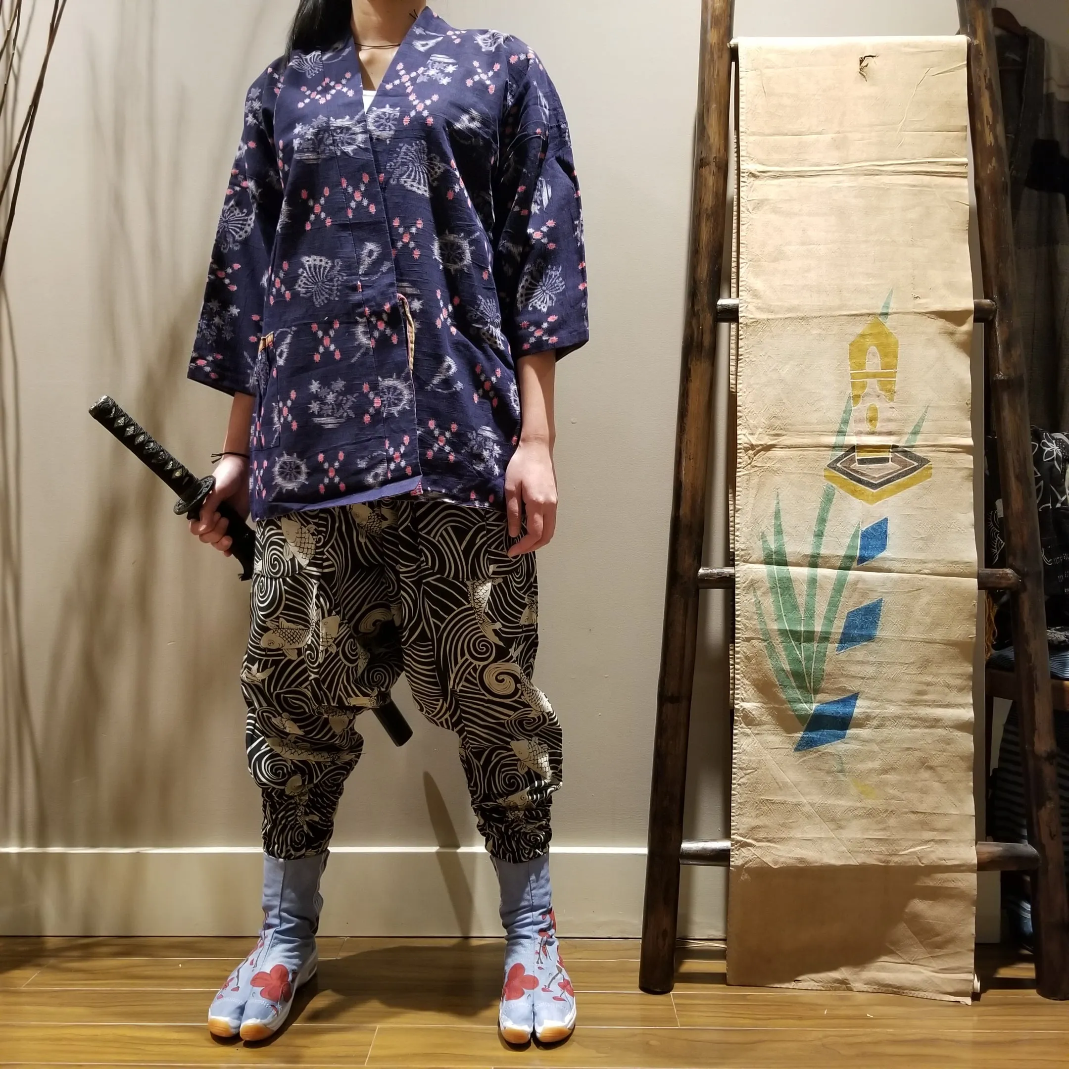 Naruto Waves Koi Ninja Pants Regular