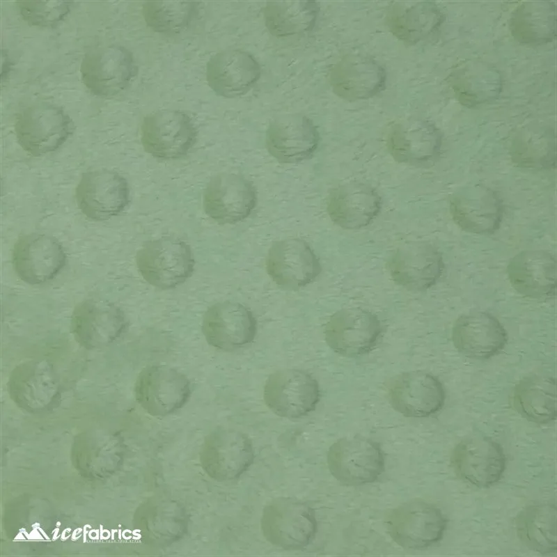 New Colors Dimple Bubble Polka Dot Minky Fabric