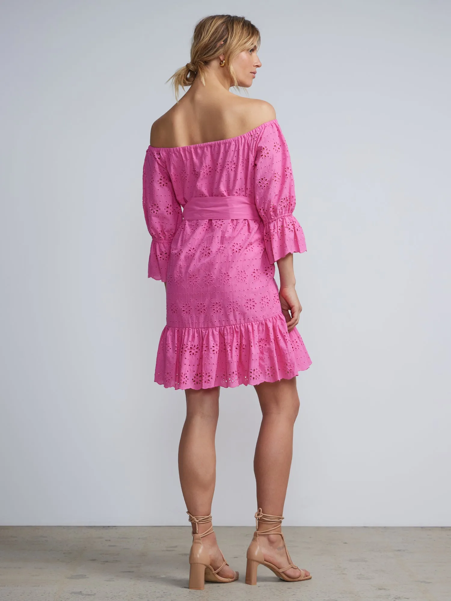 Off Shoulder Flounce Dress