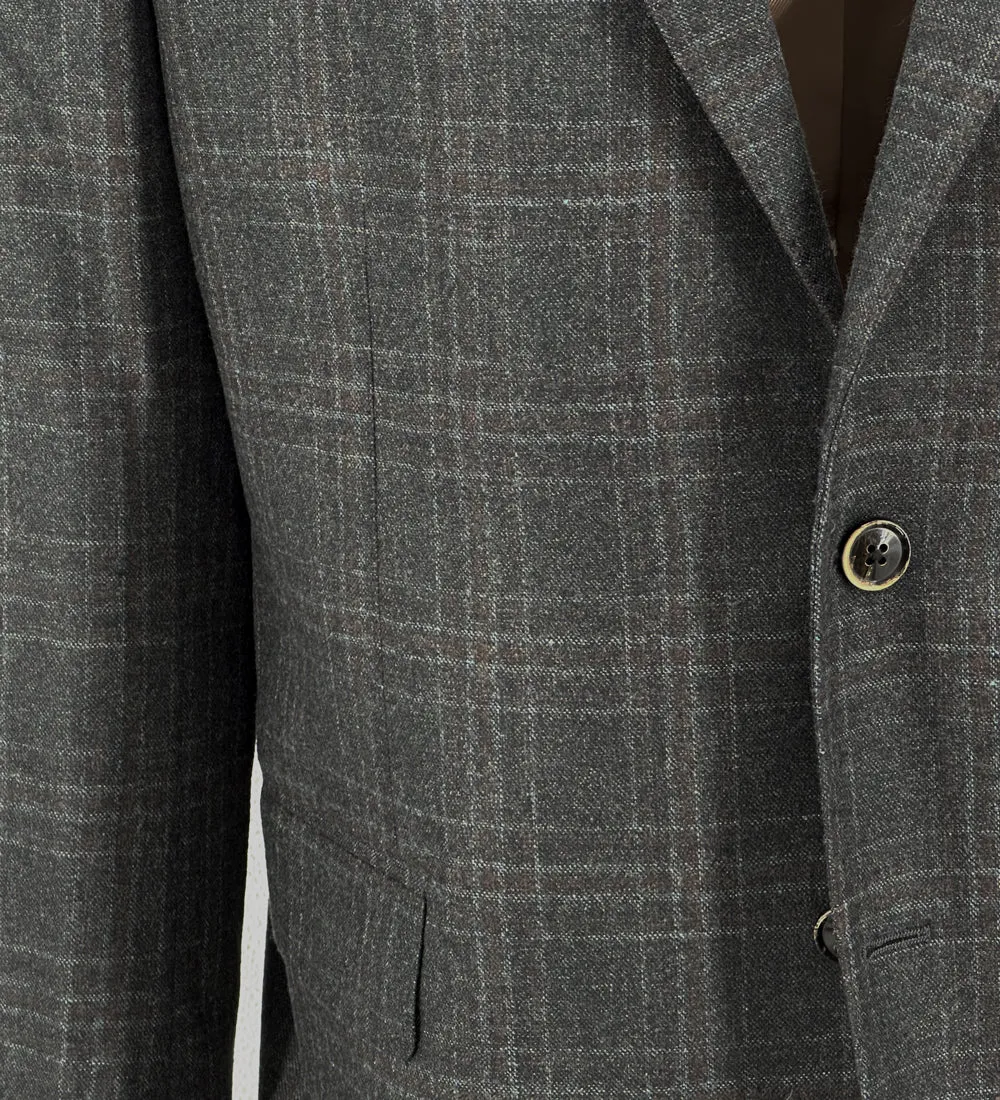 Olive Check New Zealand Merino Sport Coat