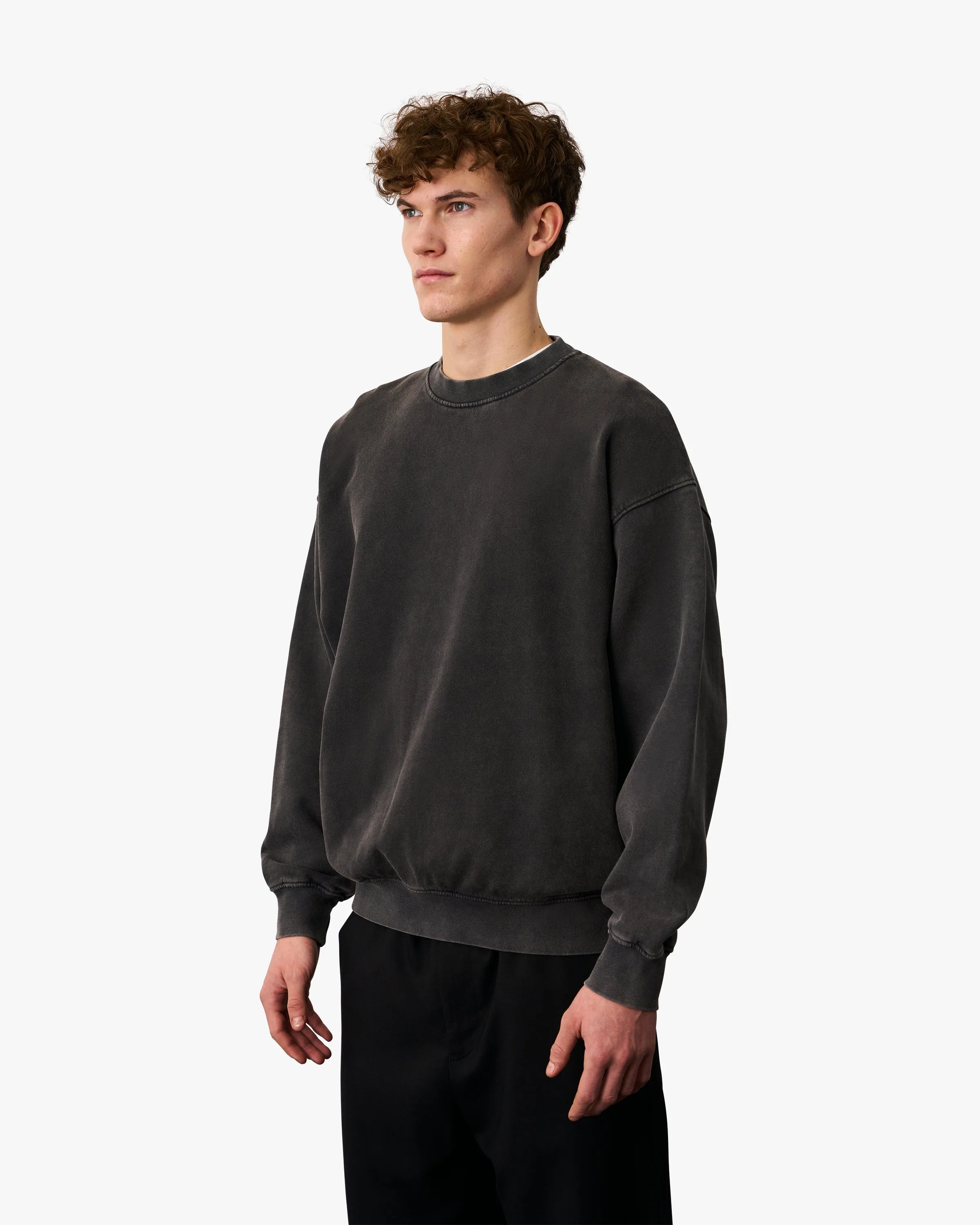 Organic Oversized Crew - Ginger Brown