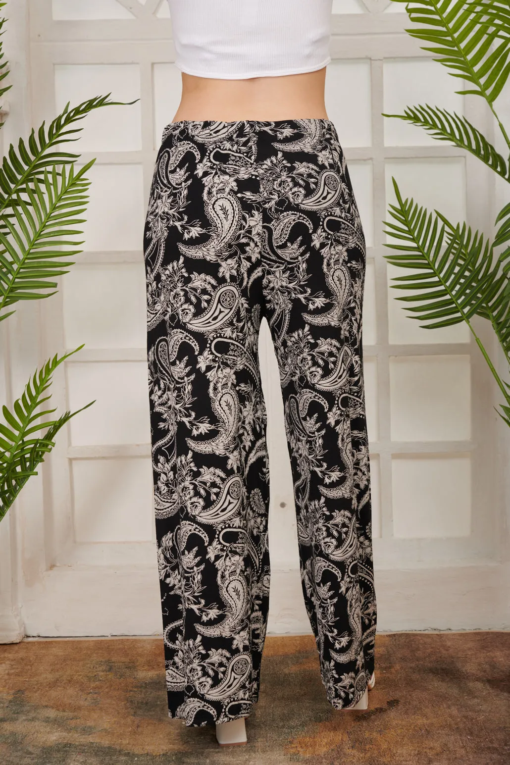 Palazzo Trouser Paisley Print