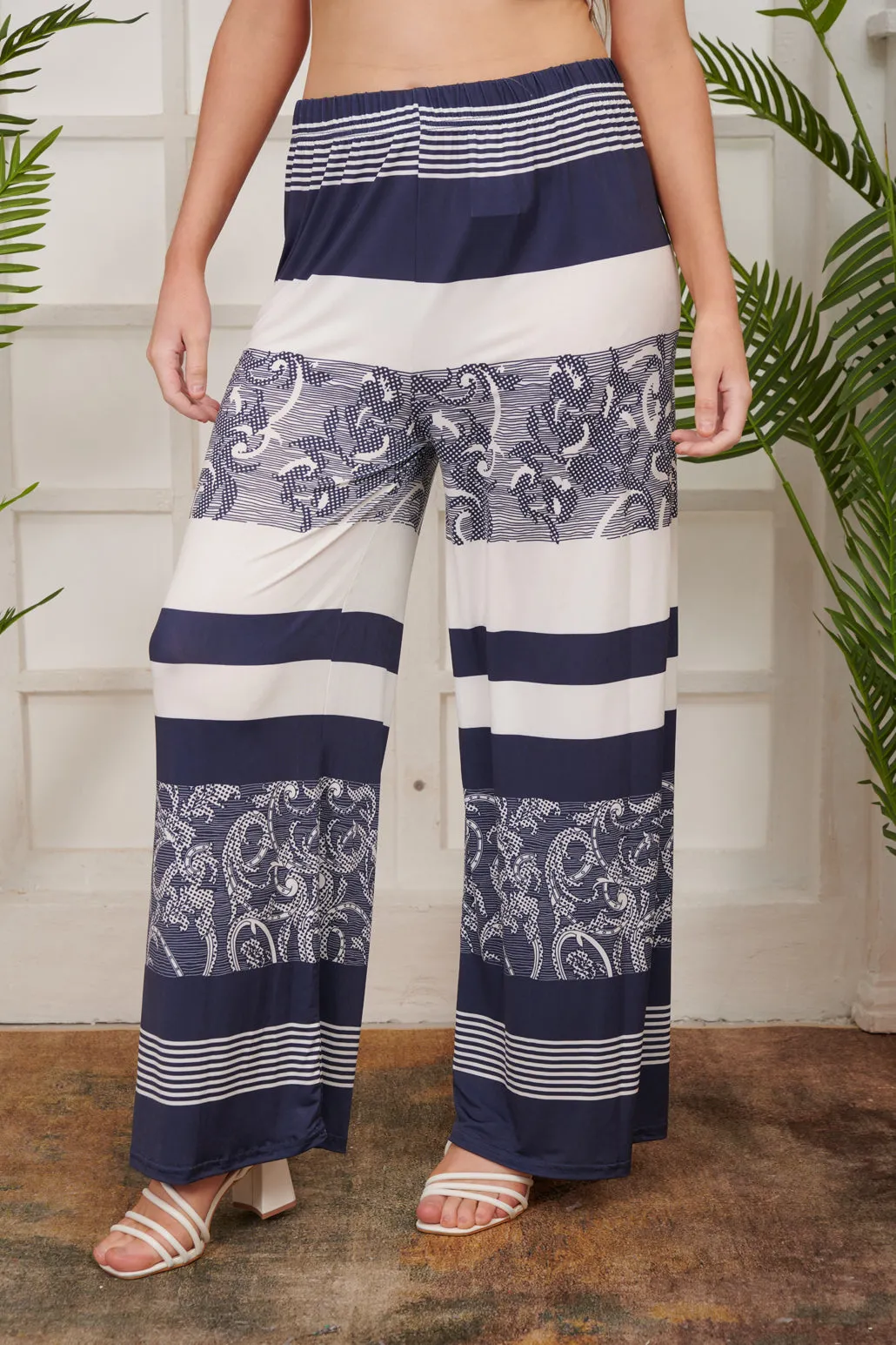 Palazzo Trouser Paisley Print