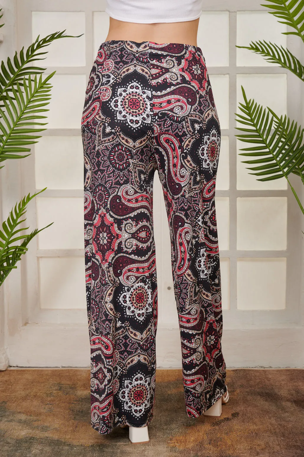 Palazzo Trouser Paisley Print