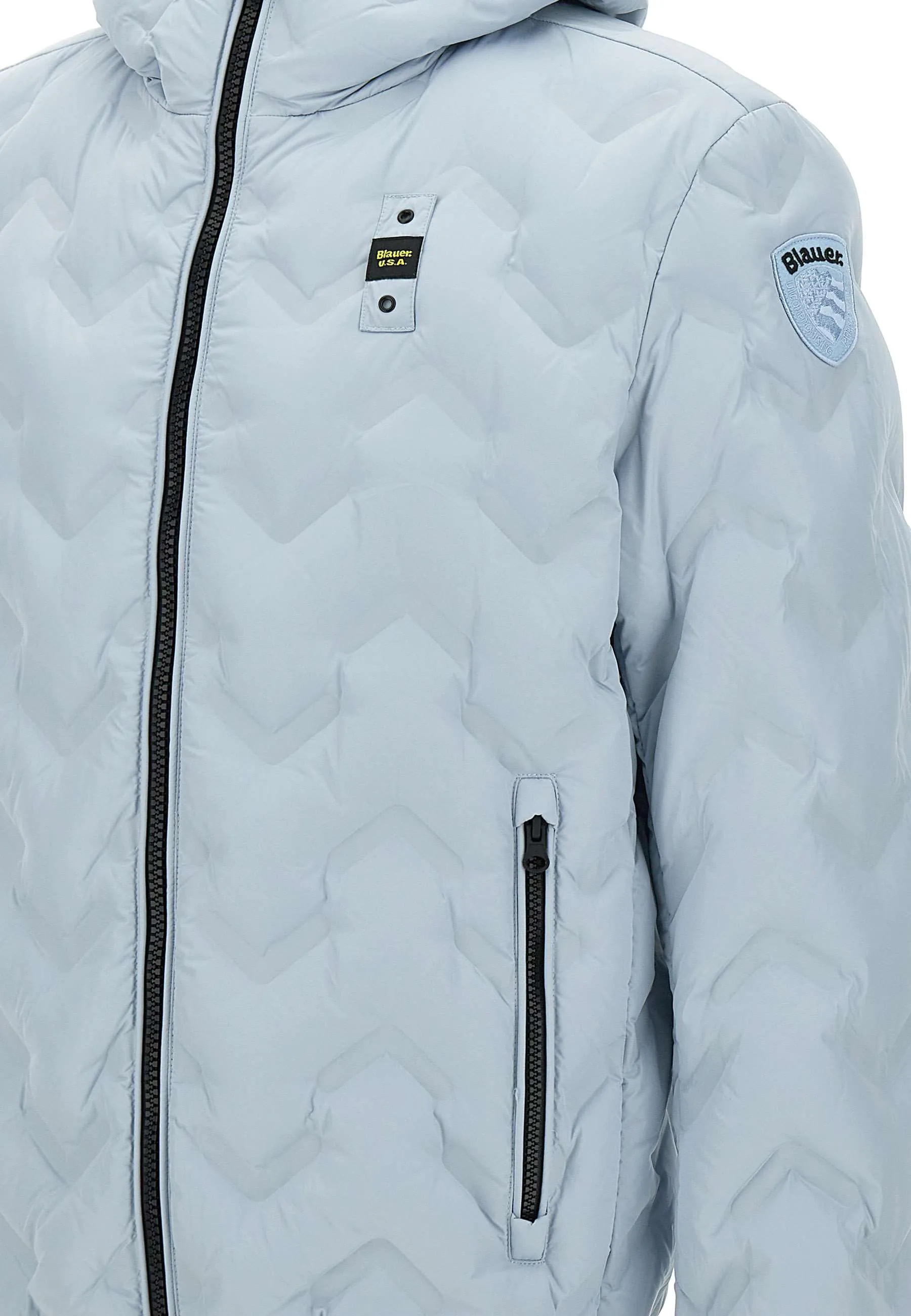 Pier Men's Down Jacket Powder in Blue