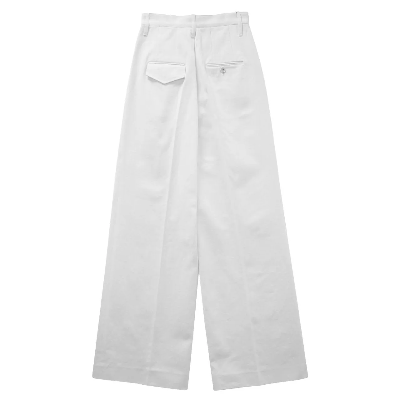 PIN TUCK COTTON TROUSERS