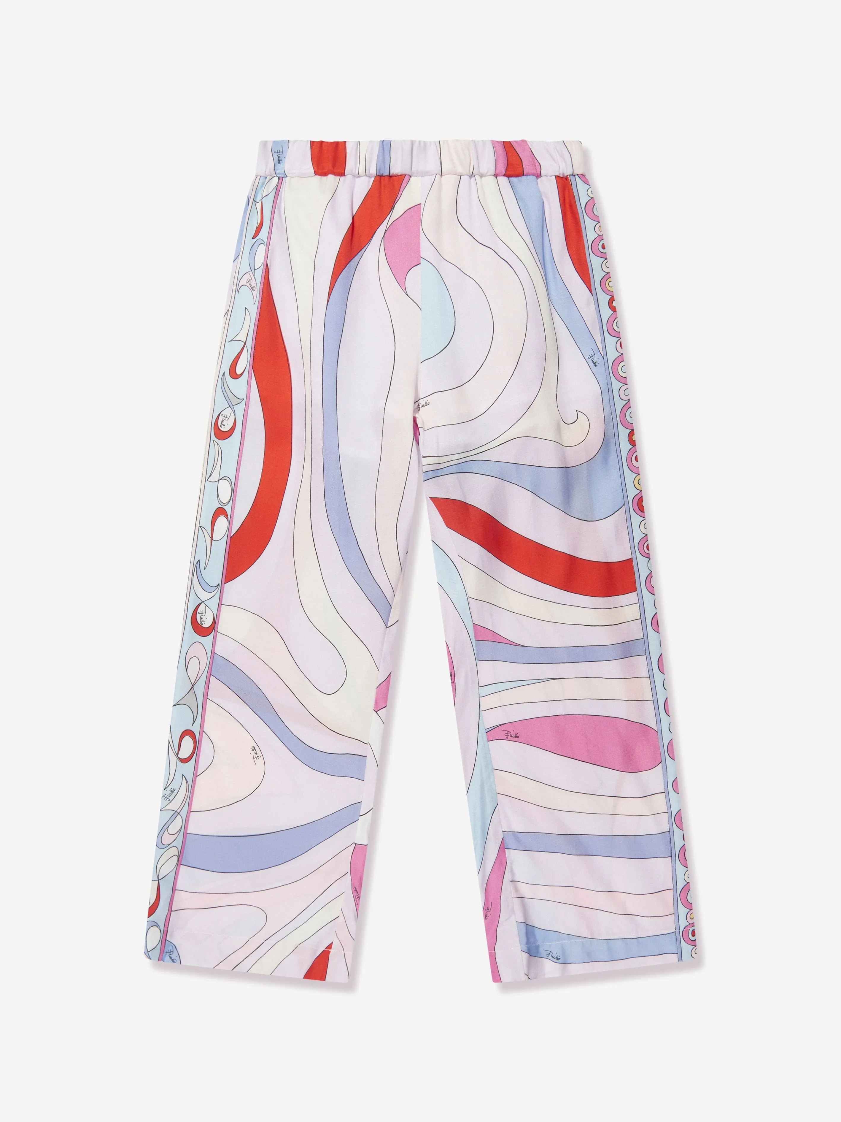 Pucci Girls Marmo Trousers in Multicolour