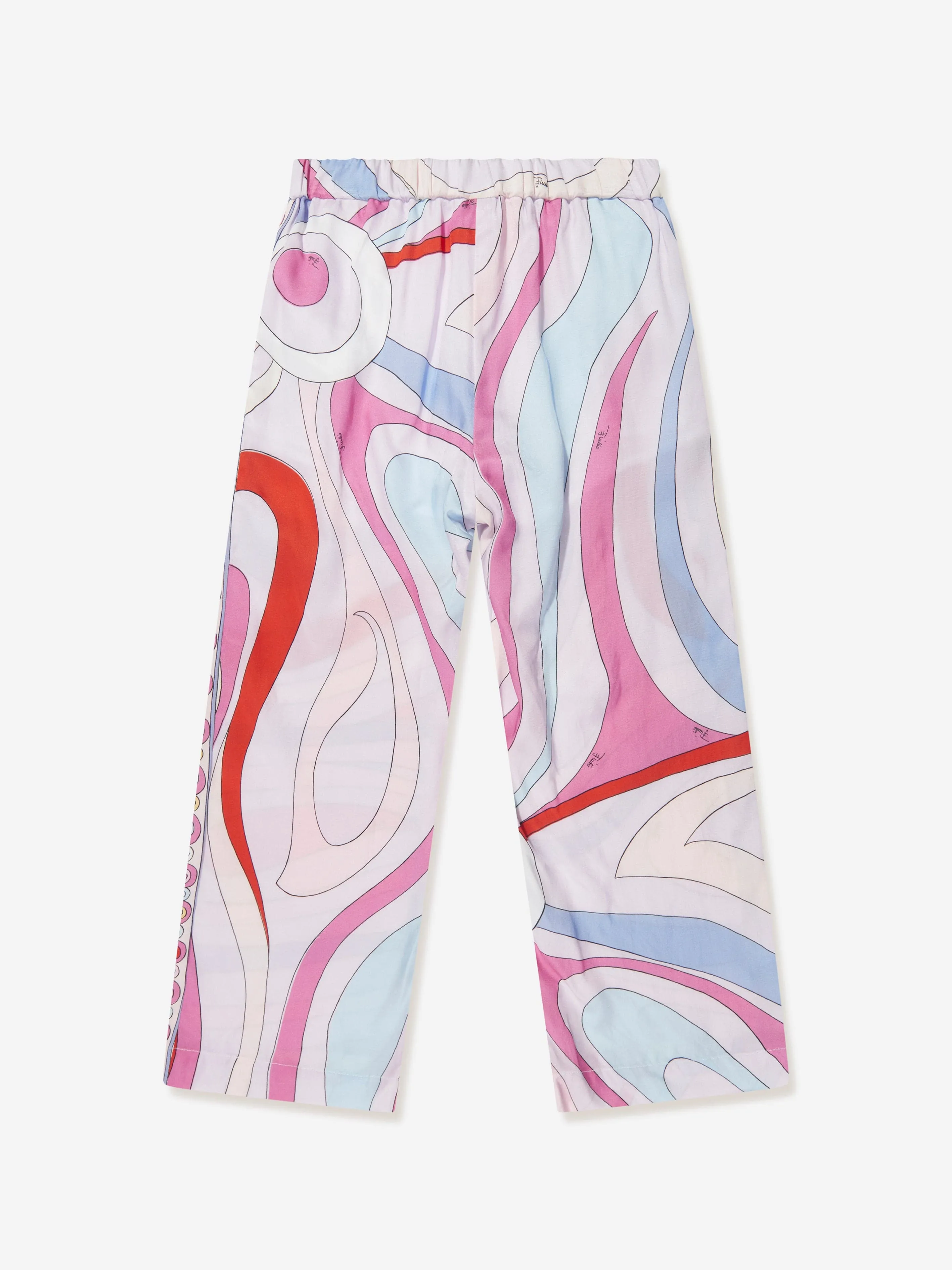 Pucci Girls Marmo Trousers in Multicolour