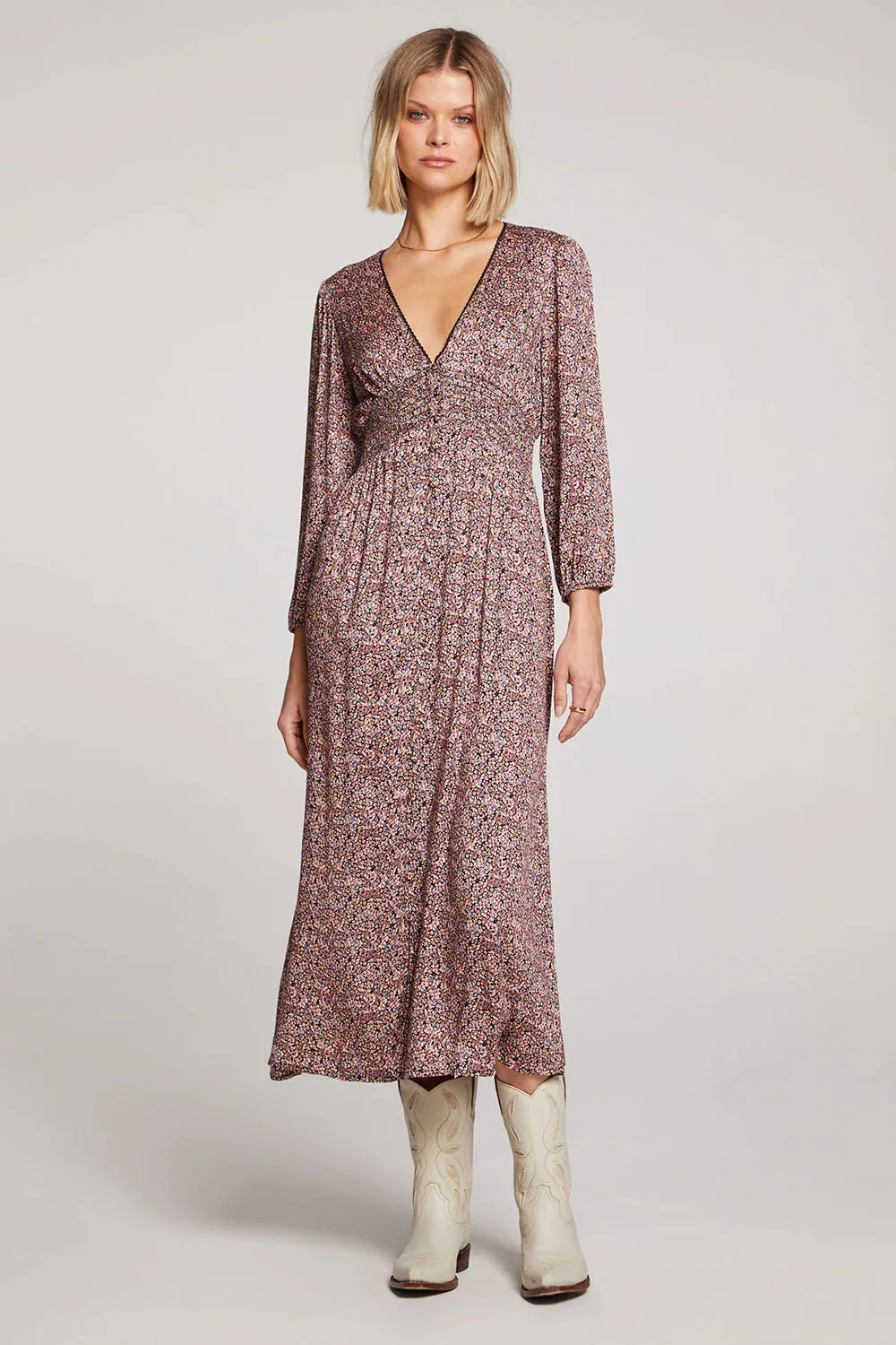 SAL Pattie Ditsy Floral Maxi Dress