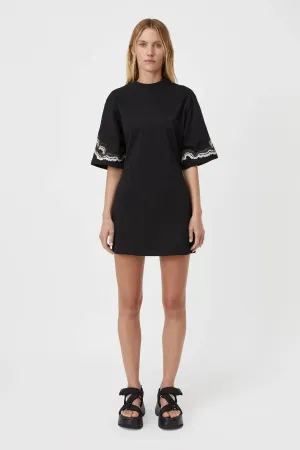 Serene Tee Dress | Black