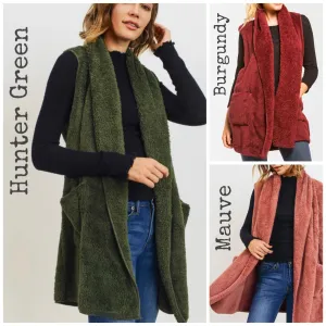 Sherpa Mary Cardigan (3 colors)