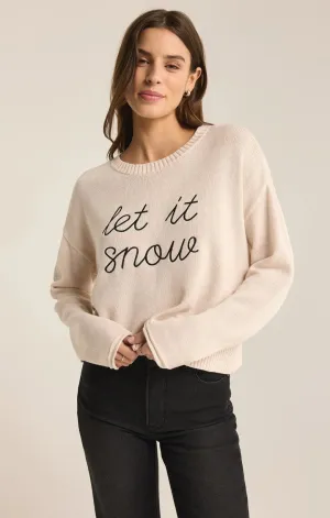 Sienna Sweater I Let it Snow