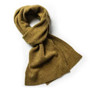 The Scarf in Ochre Baby Yak