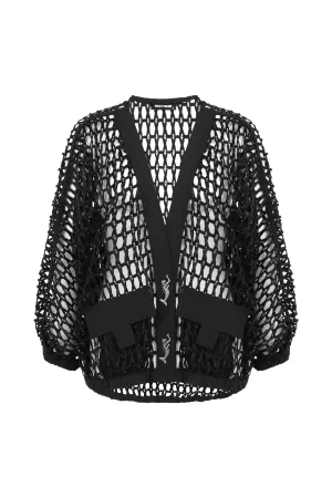 Trimmed Mesh Jacket